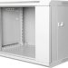 Шкаф настенный 19 6U 600х600х368 GYDERS GDR-66060G, стеклянная дверь серый
