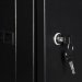 Шкаф настенный 19 дюймов 12U 600х600х635 GYDERS GDR-126060BM, металлическая дверь черный