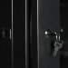 Шкаф настенный 19" 9U 600х600х501 GYDERS GDR-96060B, стеклянная дверь черный