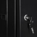 Шкаф настенный для сервера 19" 18U  600х600х903 GYDERS GDR-186060BM, металлическая дверь черный