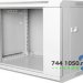 Шкаф настенный 19 дюймов 6 юнитов 600х450х368 GYDERS GDR-66045G, стеклянная дверь серый